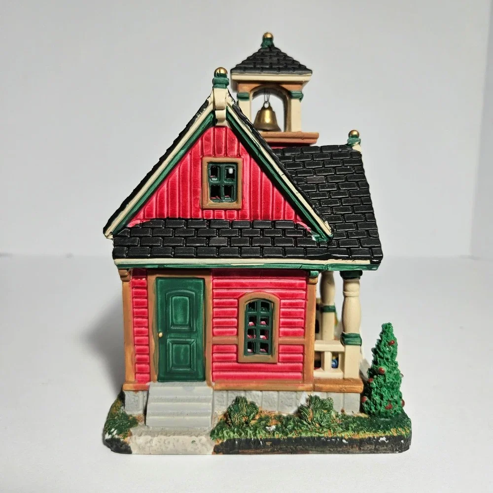 Lemax Village School Gingerbread Fest Lighted Christmas Building 55949 2015